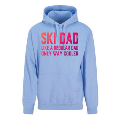 Funny Ski Dad Skiing Father Funny Gift For Skiers Gift Unisex Surf Hoodie