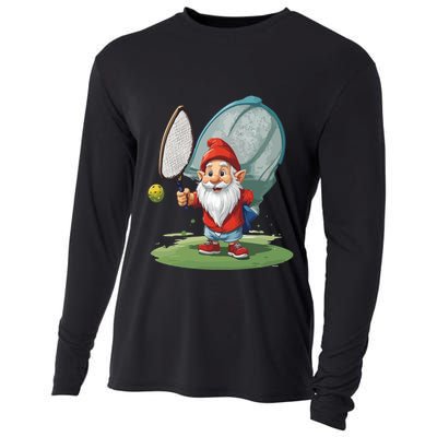 Funny Sports Design Pickleball Dwarf Cucumber Meaningful Gift Cooling Performance Long Sleeve Crew