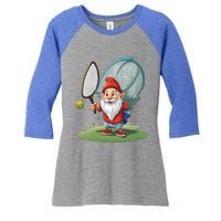 Funny Sports Design Pickleball Dwarf Cucumber Meaningful Gift Women's Tri-Blend 3/4-Sleeve Raglan Shirt