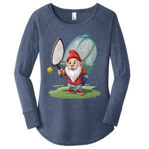 Funny Sports Design Pickleball Dwarf Cucumber Meaningful Gift Women's Perfect Tri Tunic Long Sleeve Shirt