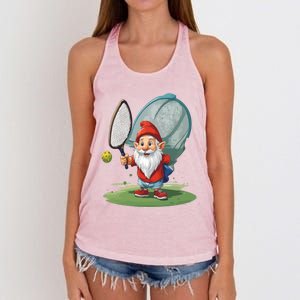 Funny Sports Design Pickleball Dwarf Cucumber Meaningful Gift Women's Knotted Racerback Tank