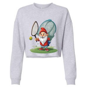 Funny Sports Design Pickleball Dwarf Cucumber Meaningful Gift Cropped Pullover Crew