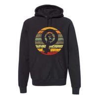 Feminism Symbol Design Retro Vintage 70s 80s 90s Feminist Premium Hoodie