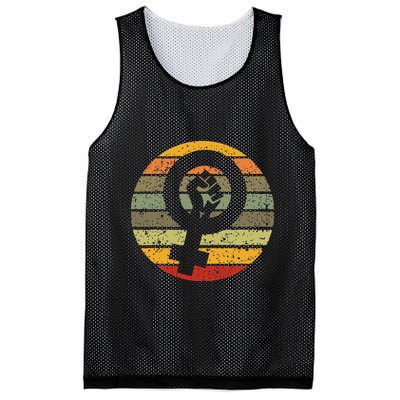 Feminism Symbol Design Retro Vintage 70s 80s 90s Feminist Mesh Reversible Basketball Jersey Tank