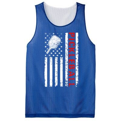 Funny Sports Design Pickleball Us Flag Meaningful Gift Mesh Reversible Basketball Jersey Tank