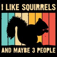 Funny Squirrel Design For Pet Squirrel Lovers Flat Bill Trucker Hat