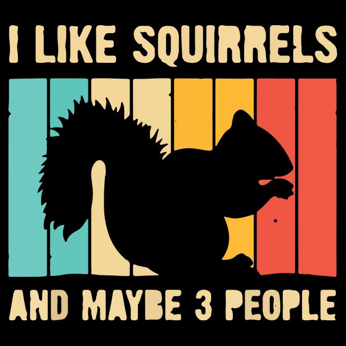 Funny Squirrel Design For Pet Squirrel Lovers 16 in Basic Backpack