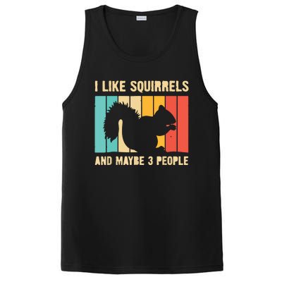 Funny Squirrel Design For Pet Squirrel Lovers PosiCharge Competitor Tank