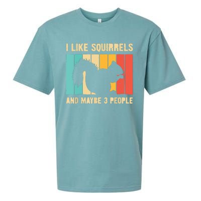 Funny Squirrel Design For Pet Squirrel Lovers Sueded Cloud Jersey T-Shirt