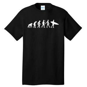 Funny Surfing Designs For  Surfboard Lovers Surf Tall T-Shirt