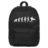 Funny Surfing Designs For  Surfboard Lovers Surf 16 in Basic Backpack