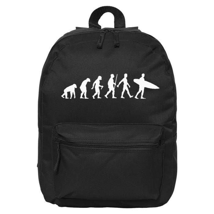 Funny Surfing Designs For  Surfboard Lovers Surf 16 in Basic Backpack