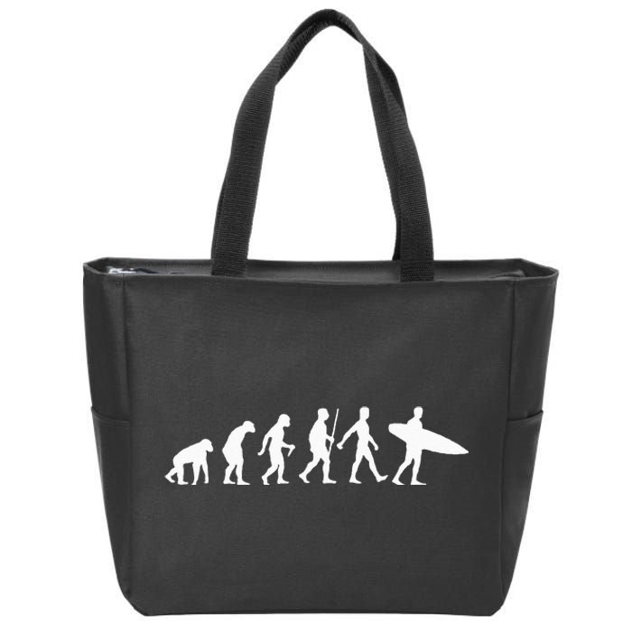 Funny Surfing Designs For  Surfboard Lovers Surf Zip Tote Bag