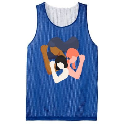 Feminist Sisters Diverse Power Gift Mesh Reversible Basketball Jersey Tank