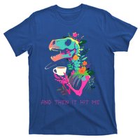 Funny Skeleton Dinosaur Costume Goth Halloween Cool Gift T-Shirt