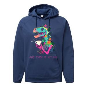 Funny Skeleton Dinosaur Costume Goth Halloween Cool Gift Performance Fleece Hoodie