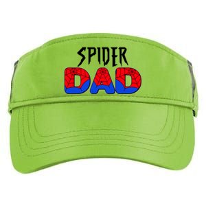 Funny Spider Dad Matching Family Shirts Adult Drive Performance Visor