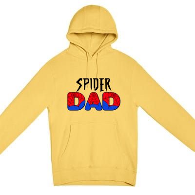 Funny Spider Dad Matching Family Shirts Premium Pullover Hoodie