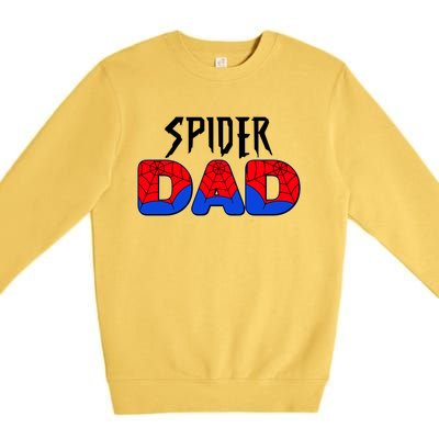 Funny Spider Dad Matching Family Shirts Premium Crewneck Sweatshirt