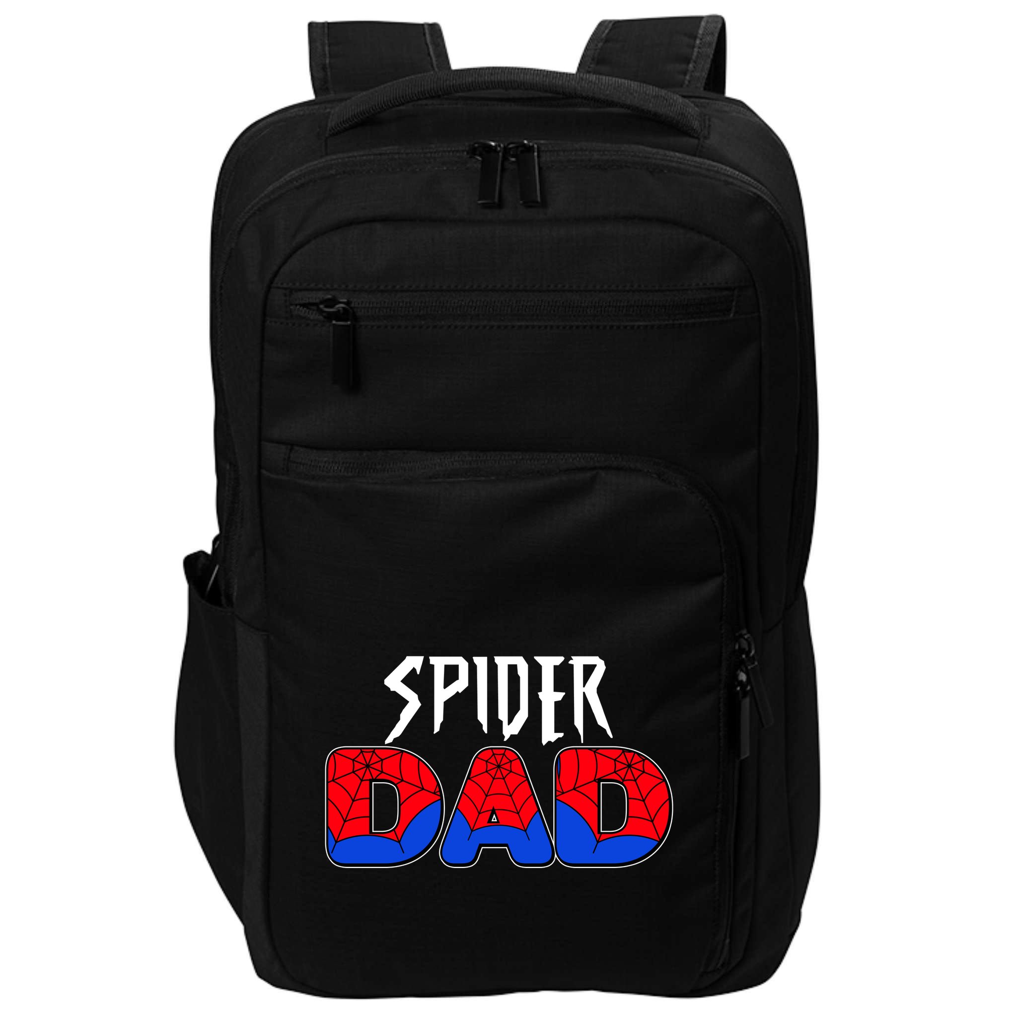 Funny Spider Dad Matching Family Shirts Impact Tech Backpack