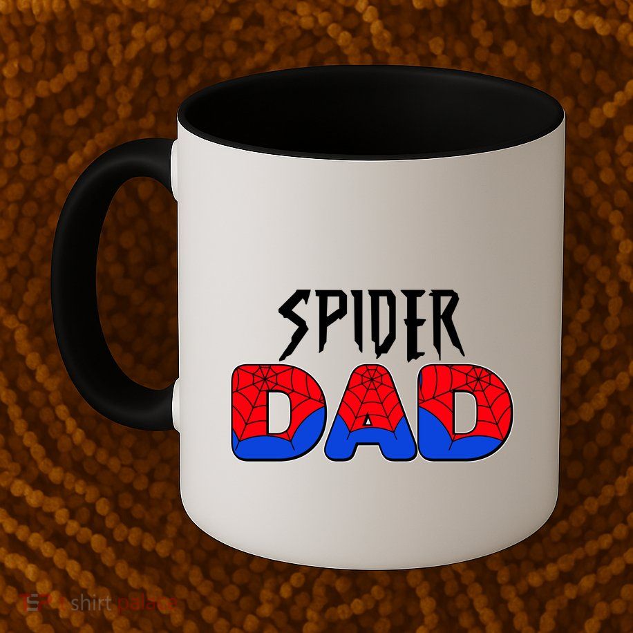 Funny Spider Dad Matching Family Shirts Coffee Mug