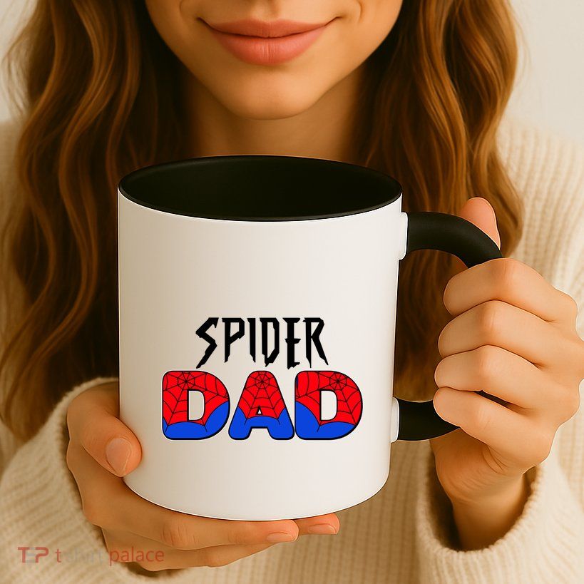 Funny Spider Dad Matching Family Shirts Coffee Mug