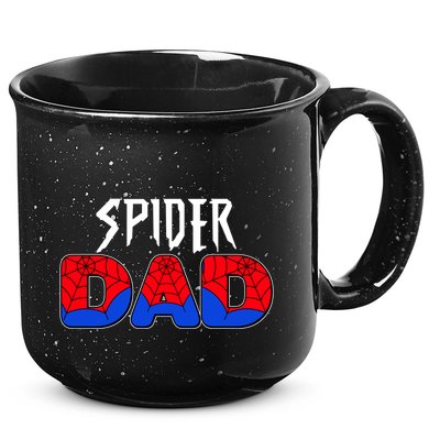 Funny Spider Dad Matching Family Shirts 15oz Campfire Ceramic Mug