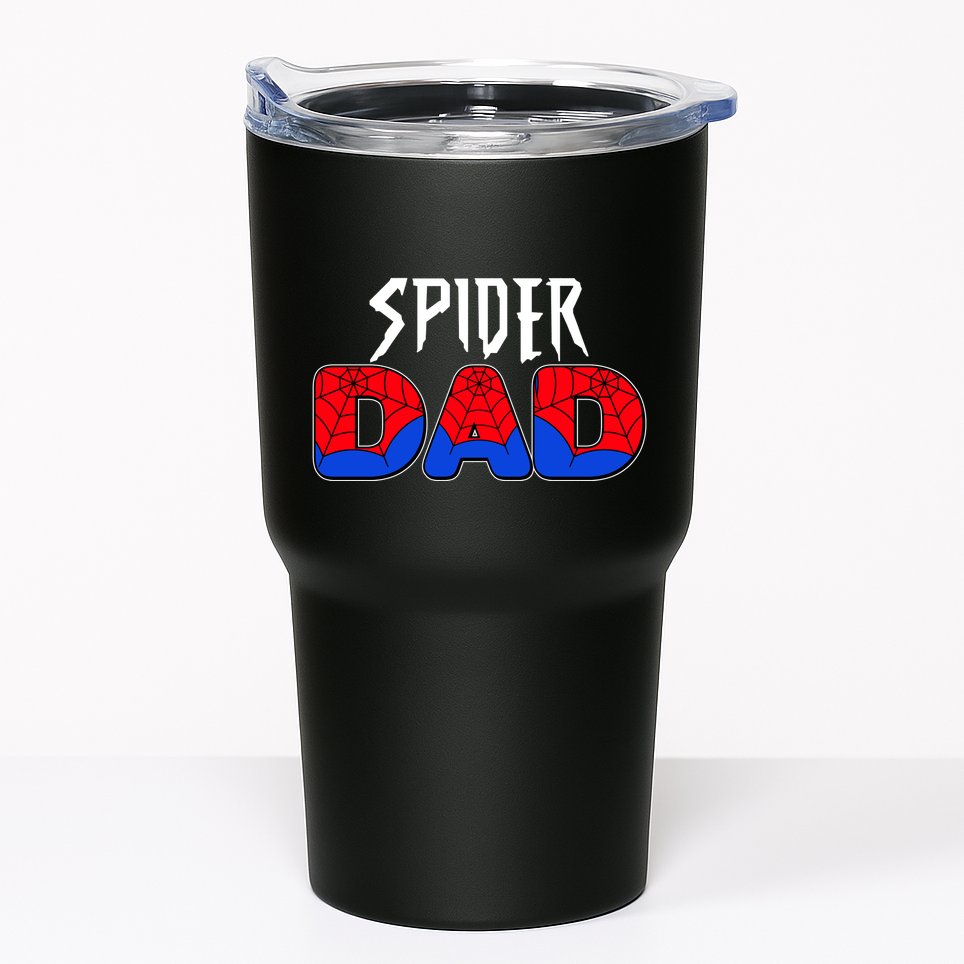 Funny Spider Dad Matching Family Shirts Tumbler
