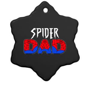 Funny Spider Dad Matching Family Shirts Ceramic Star Ornament