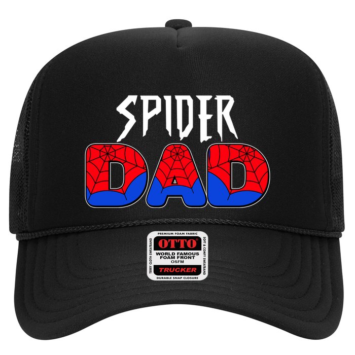 Funny Spider Dad Matching Family Shirts Trucker Hat