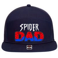 Funny Spider Dad Matching Family Shirts 7 Panel Mesh Trucker Snapback Hat