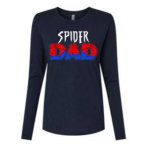 Funny Spider Dad Matching Family Shirts Womens Cotton Relaxed Long Sleeve T-Shirt