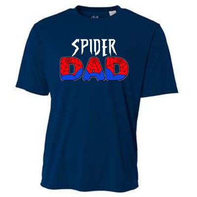 Funny Spider Dad Matching Family Shirts Cooling Performance Crew T-Shirt