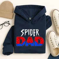 Funny Spider Dad Matching Family Shirts Hoodie