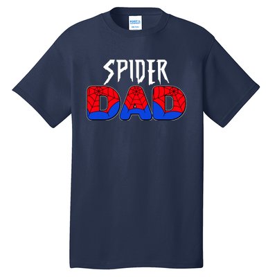 Funny Spider Dad Matching Family Shirts Tall T-Shirt