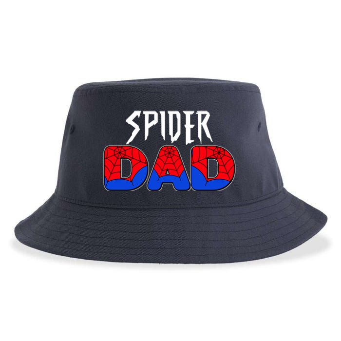 Funny Spider Dad Matching Family Shirts Sustainable Bucket Hat