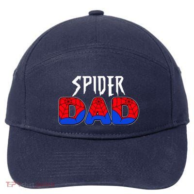 Funny Spider Dad Matching Family Shirts 7-Panel Snapback Hat