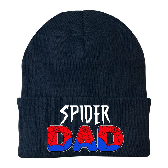 Funny Spider Dad Matching Family Shirts Knit Cap Winter Beanie