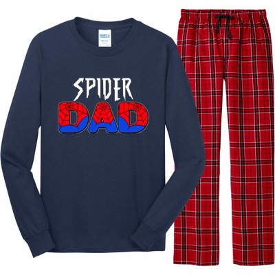 Funny Spider Dad Matching Family Shirts Long Sleeve Pajama Set