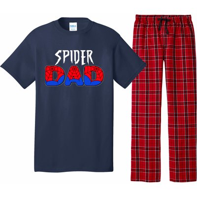 Funny Spider Dad Matching Family Shirts Pajama Set