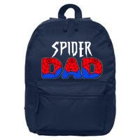 Funny Spider Dad Matching Family Shirts 16 in Basic Backpack