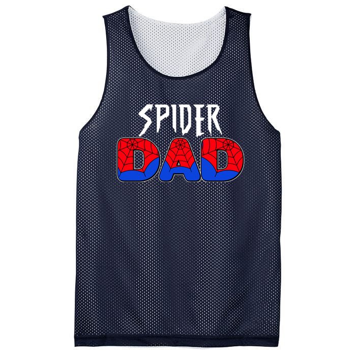 Funny Spider Dad Matching Family Shirts Mesh Reversible Basketball Jersey Tank