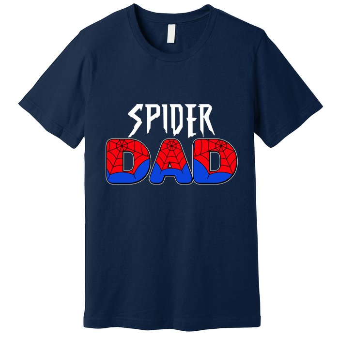 Funny Spider Dad Matching Family Shirts Premium T-Shirt