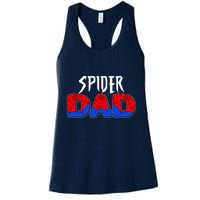 Funny Spider Dad Matching Family Shirts Womens Tank Top