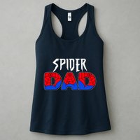 Funny Spider Dad Matching Family Shirts Womens Tank Top