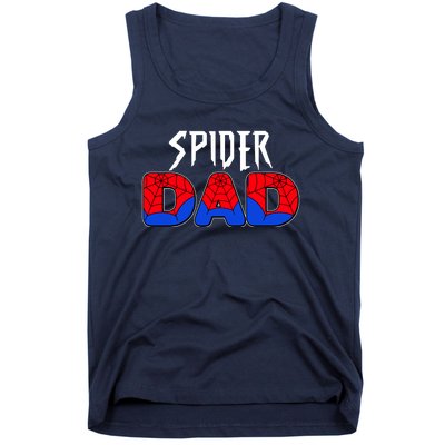 Funny Spider Dad Matching Family Shirts Tank Top