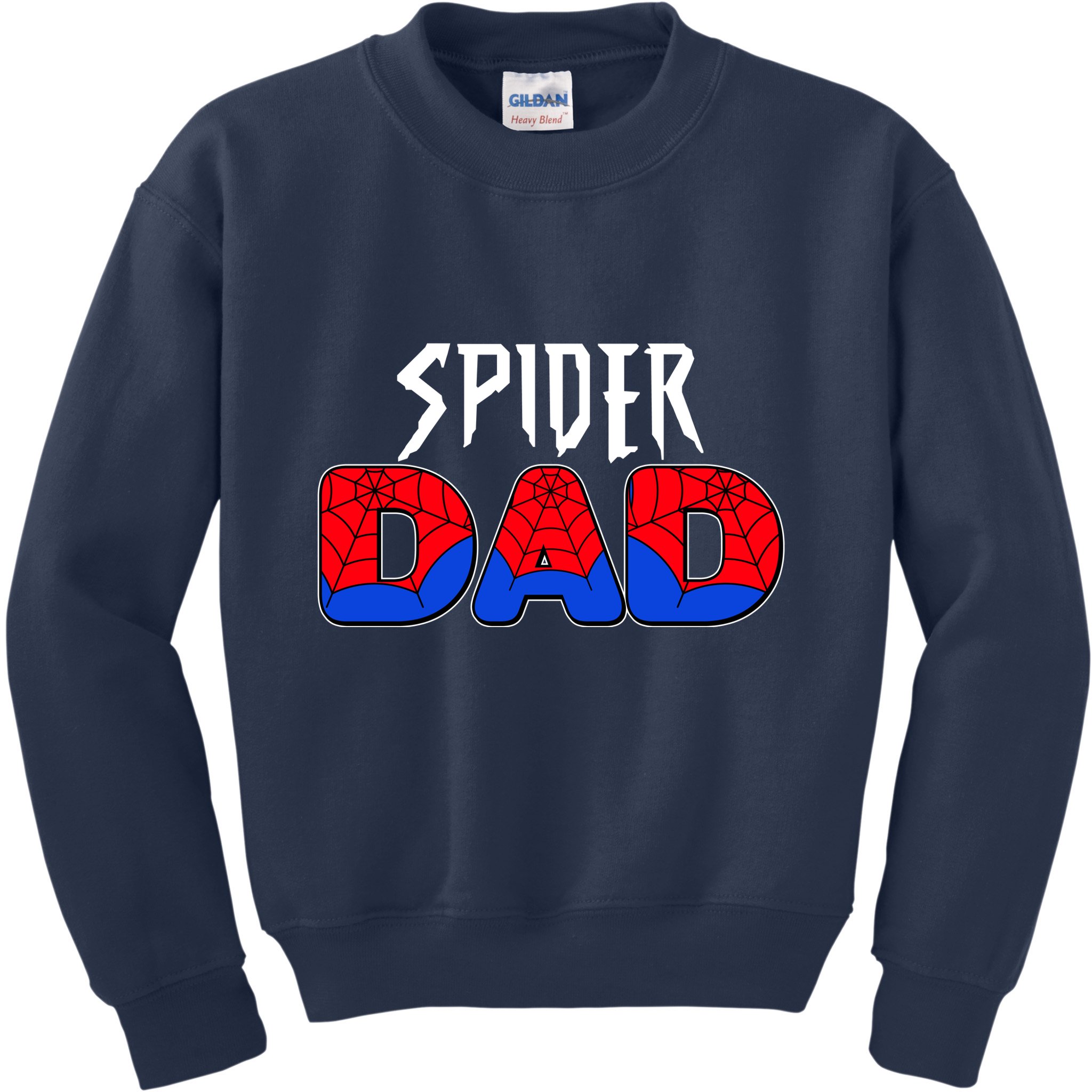 Funny Spider Dad Matching Family Shirts Kids Sweatshirt