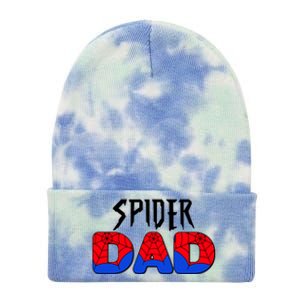 Funny Spider Dad Matching Family Shirts Tie Dye 12in Knit Beanie