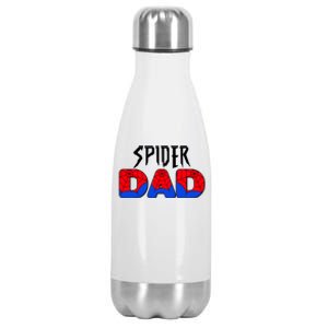 Funny Spider Dad Matching Family Shirts Stainless Steel Insulated Water Bottle