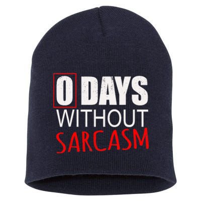 Funny Sarcastic Design Short Acrylic Beanie